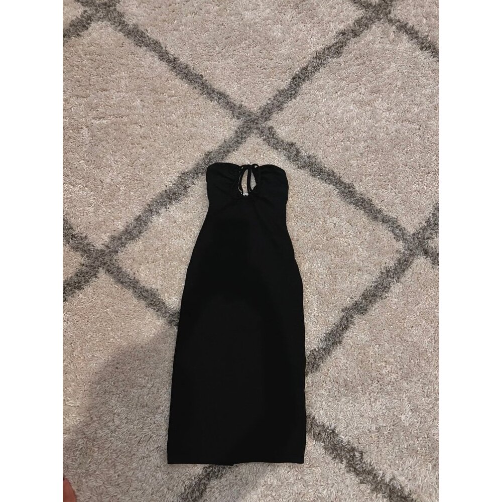 Zara Black Midi Dress